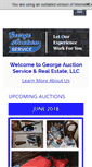 Mobile Screenshot of georgeauction.com